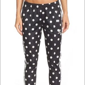 adidas polka dot track pants
